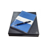 Meisterstuck Platinum Classique Bolígrafo y Cuaderno #146 Azul Eléctrico