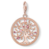 Pendiente Charm Tree Of Love Rosa