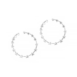 Aretes Circulares con Diamantes Crivelli