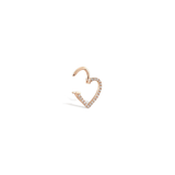 Piercing Anillo Corazon Diamante